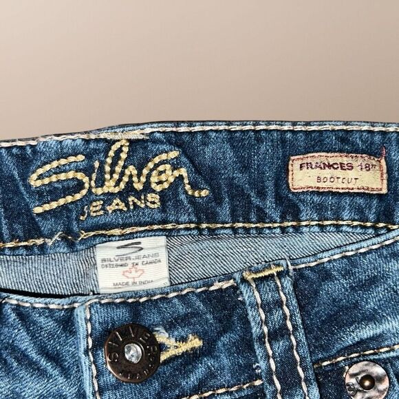 Silver Francis Boocut Denim Jeans Size 29x33 #237 - Picture 5 of 8